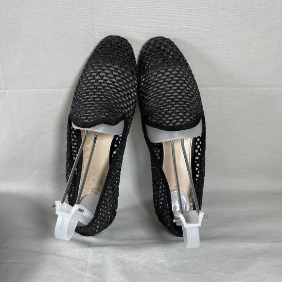 Zara Women's Black Griffin Woven Loafers Shoe Size EU 38/US 7.5 - Picture 5 of 8